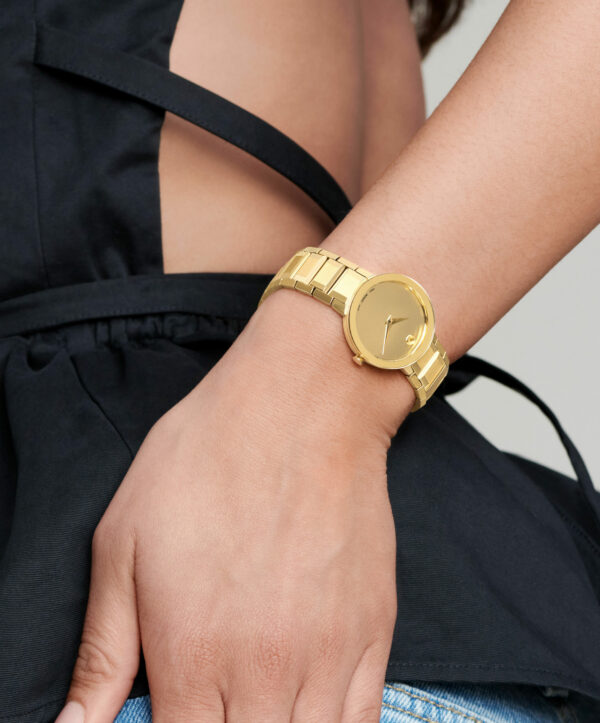 Movado Sapphire Watch 0607549 wrist