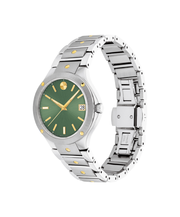 Movado SE With Two Tone Bracelet Watch - 0607635 Sides
