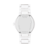 Movado SE White Ceramic and Yellow Gold PVD Bracelet- 0607740 Back