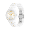 Movado SE White Ceramic and Yellow Gold PVD Bracelet- 0607740 Sides