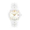 Movado SE White Ceramic and Yellow Gold PVD Bracelet- 0607740