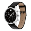 Movado Museum Classic Luxurious Black Watch - 0607778 sides