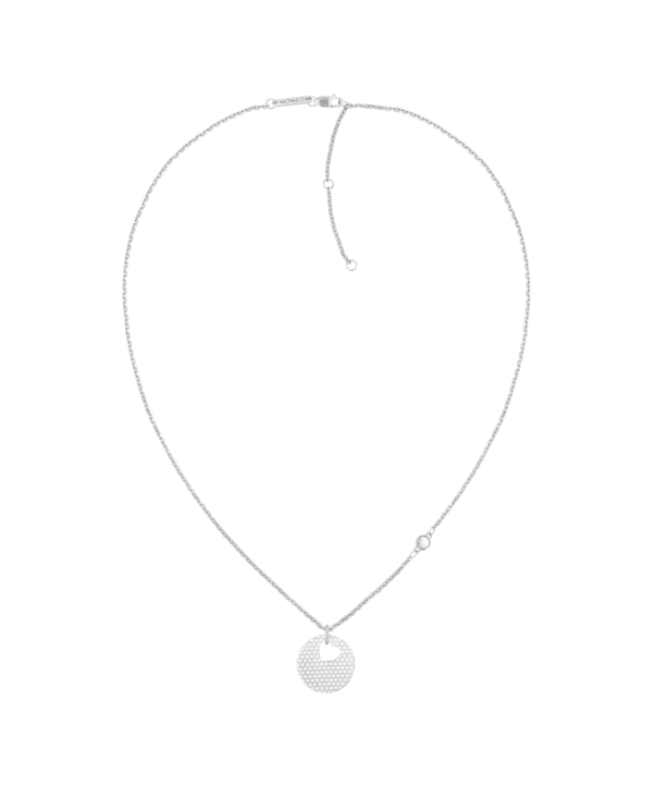 Movado Heart on Chain Necklace Silver Edition - 1840007 Entire View