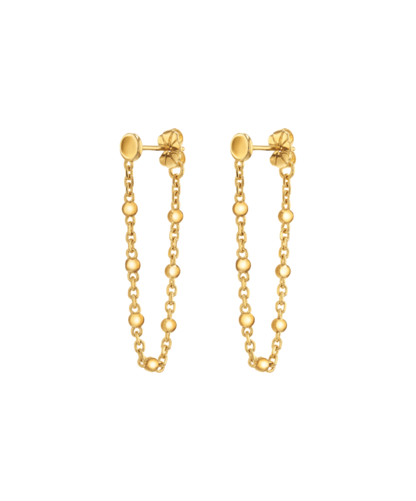 Movado Ball & Chain 14k yellow gold Earrings - 1840045