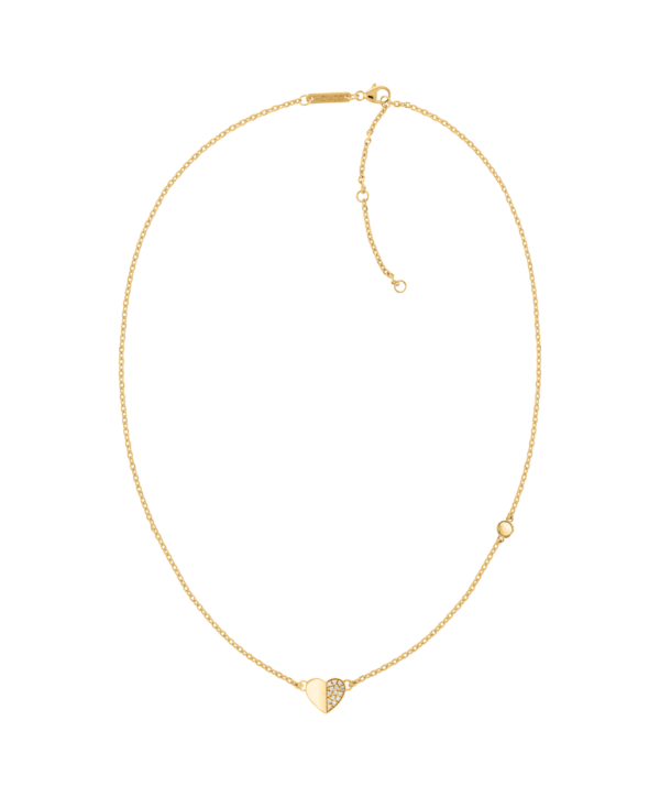 Movado Petite Heart Necklace 14k Yellow Gold Edition - 1840099 Entire View