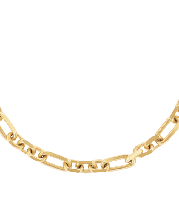 Movado Women's Faceted 14K Gold Chain Necklace - 1840108 Close View