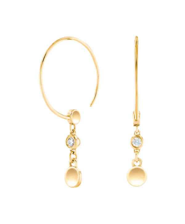 Movado Dot Hoop Earrings - 1840172