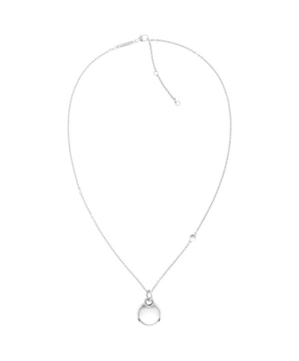 Movado Disc Sterling Silver Necklace - 1840175 Entire View