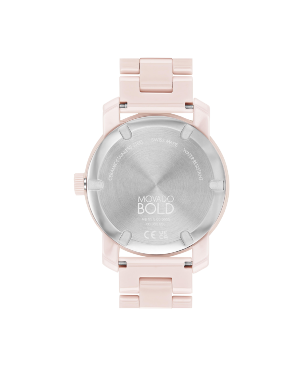 Movado Women's Bold Ceramic Pink Watch - 3600804