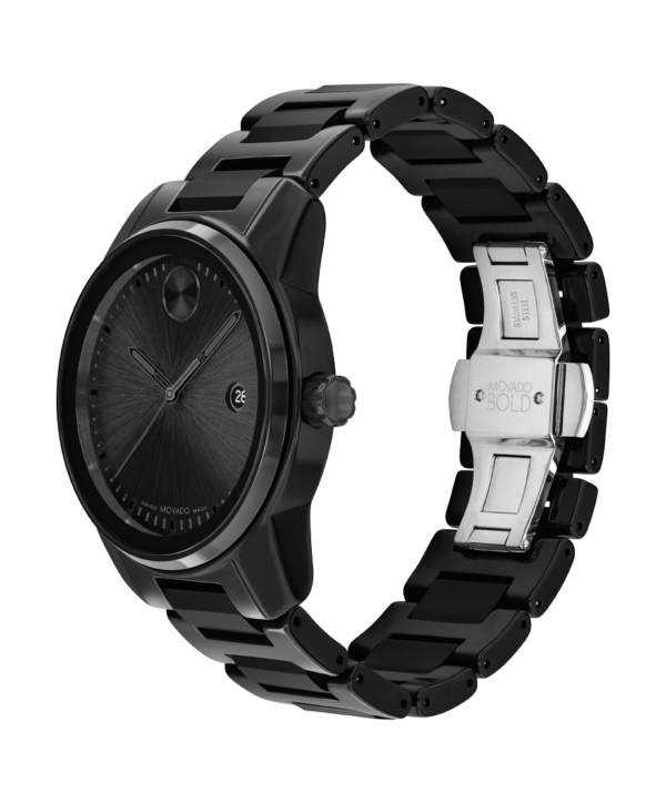 Movado BOLD Verso With Black Ceramic Watch - 3600863 Sides