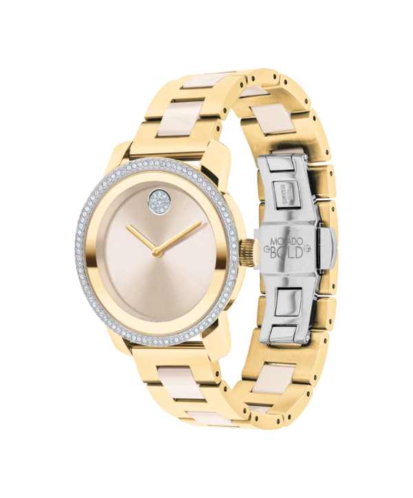 Movado BOLD Ceramic Iconic Women's Watch - 3600882 Sides
