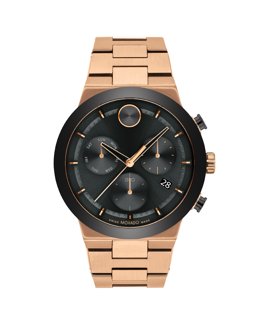 Movado BOLD Fusion With Rose Gold Bracelet Watch - 3600898