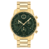 Movado BOLD Verso Green Chronograph Watch - 3600948