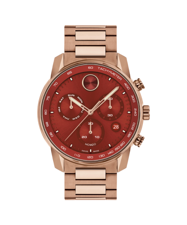 Movado BOLD Verso Warm Bronze-Hued Ion-Plated Watch - 3600949