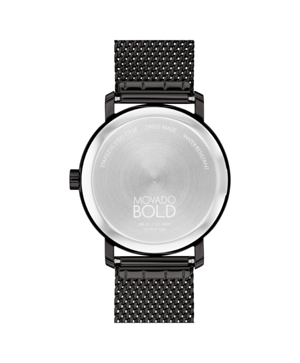 Movado BOLD Evolution 2.0 Black Edition Watch - 3601072 Back 2