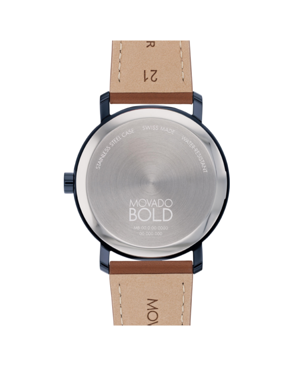 Movado BOLD Evolution 2.0 Micro-Textured Tonal Watch - 3601093 Back