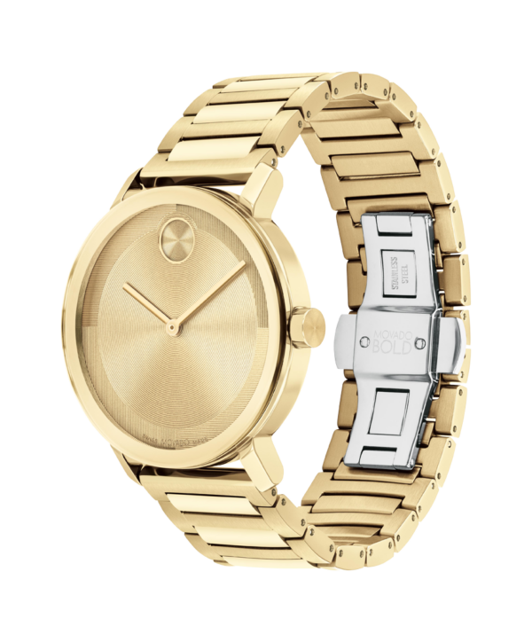 Movado BOLD Evolution 2.0 Yellow Gold Edition Watch - 3601095 Sides