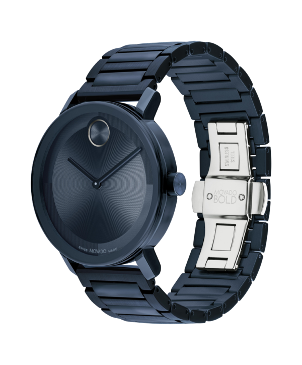 Movado BOLD Evolution 2.0 Blue Ion-Plated Watch - 3601097 Sides