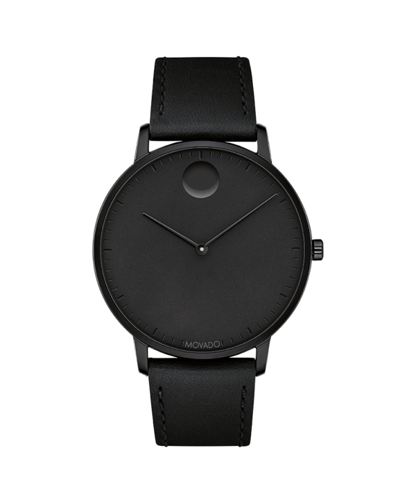Movado Face Black Ion-Plated Watch - 3640002