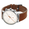 Movado Face Brown Watch - 3640037 Rolled View