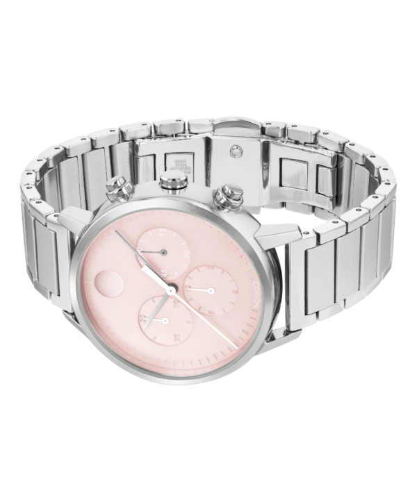 Movado Face Quartz Watch 3640047 rolled vew