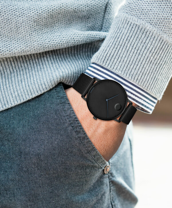 Movado FACE Tonal Black Ion-Plated Watch - 3640062 Wrist Shoot