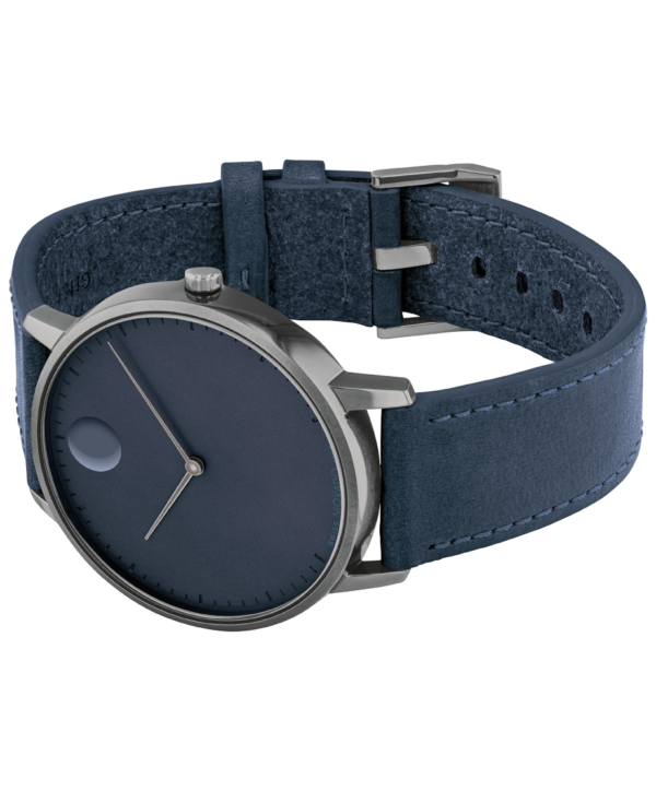 Movado Face Grey Edition Watch - 3640108 Rolled View