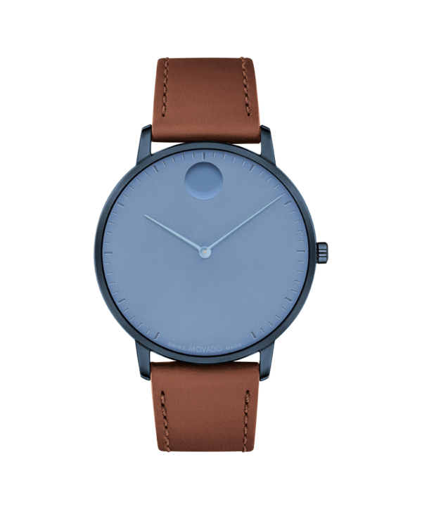 Movado Face Blue-Toned Watch - 3640109