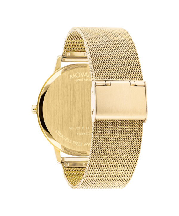 Movado Face Pale Yellow Gold Edition Watch - 3640113 Sides