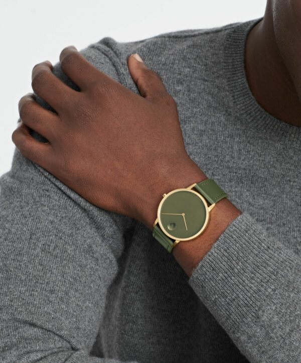 Movado Face Olive-Toned Watch - 3640118 Wrist Shoot