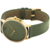 Movado Face Olive-Toned Watch - 3640118 Rolled View