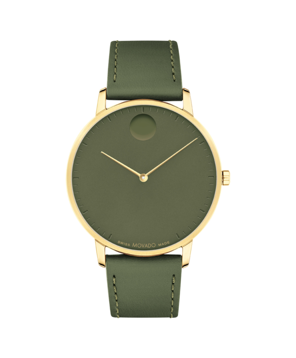Movado Face Olive-Toned Watch - 3640118