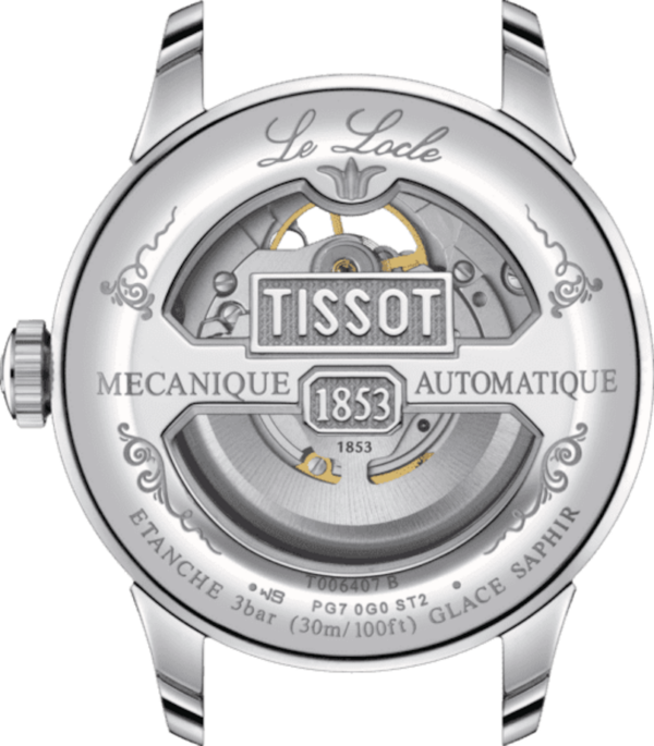 Tissot Le Locle Powermatic 80 Open Heart T006.407.16.033.01 - 5