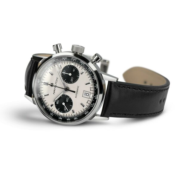 Hamilton Intra-Matic Auto Chrono Watch rolled view