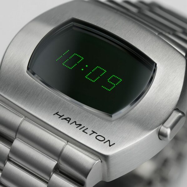Hamilton PSR - Digital Quartz Watch Dial detail