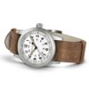 Hamilton Khaki Field Hand Wind White Dial Watch rolled view