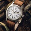 Hamilton Khaki Field Hand Wind White Dial Watch lifestyle 1