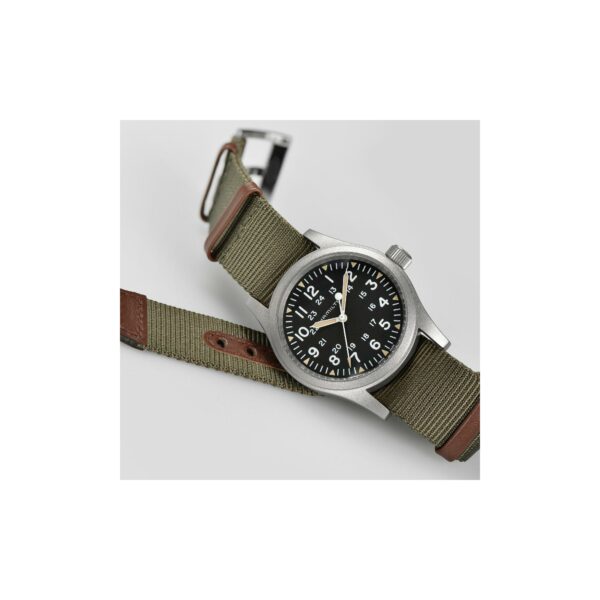 Hamilton Khaki Field Mechanical Watch dial detail