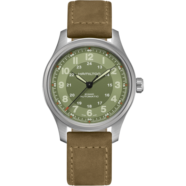 Hamilton Khaki Field Automatic Green Dial Men's Watch H70545560