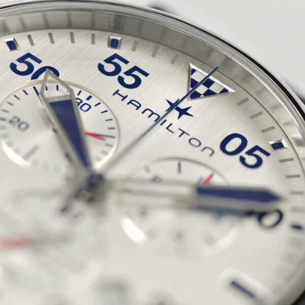 Hamilton Khaki Aviation Pilot Chrono Watch dial detail 2