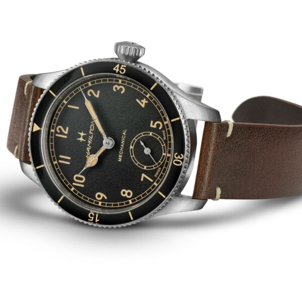 Hamilton Khaki Pilot Pioneer Mechanical Watch rolled view