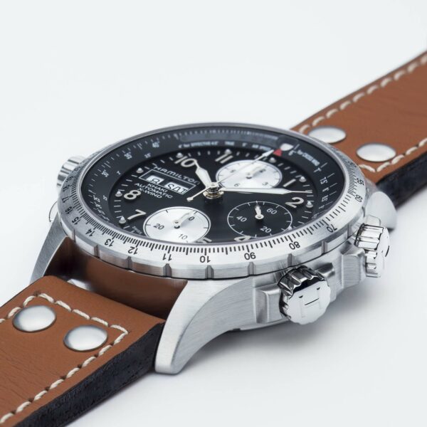Hamilton Men's Khaki X Wind Lefty Automatic Watch laid view
