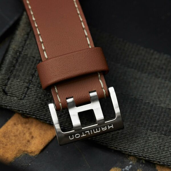 Hamilton Men's Khaki X Wind Lefty Automatic Watch strap lock 1