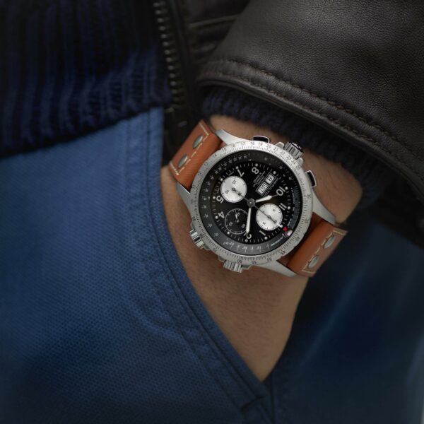 Hamilton Men's Khaki X Wind Lefty Automatic Watch wristshot
