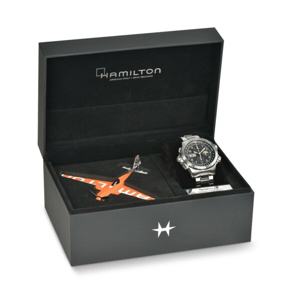 Hamilton Khaki Aviation X-Wind Auto Chrono Limited Edition Watch packing