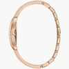 Caravelle by Bulova Rose Gold-Tone Bangle Watch - 44L264 Sides