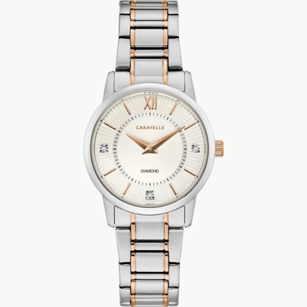 Caravelle Classic Two-Tone Women's Watch - 45P110
