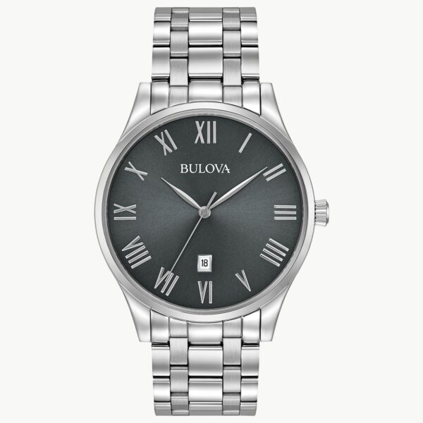 Bulova Men's Classic Grey Dial Watch - 96B261
