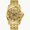 Bulova Men's Sutton Skeleton Automatic Gold-Tone Watch - 97A162