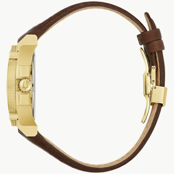 Bulova Men's Icon Precisionist Leather Strap Watch - 97B216 Sides